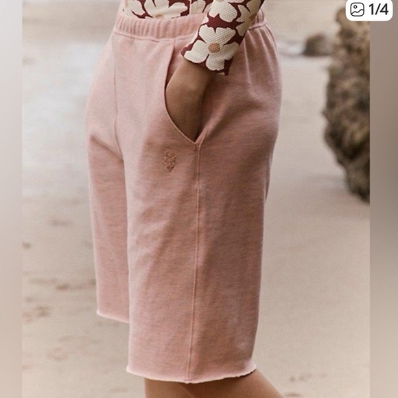 FP Movement by Free People Pants - FP Movement by Free People Blush Pink Athletic Shorts